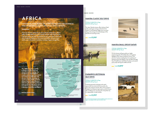 namibia travel brochure